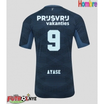 Camiseta Feyenoord Ayase Ueda #9 Visitante Equipación 2025-26 manga corta